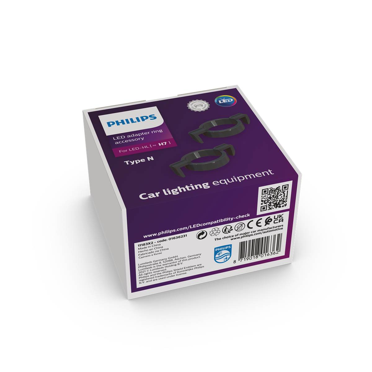 Anneaux De Connexion Type N Pour Ampoules Led Philips Ultinon Pro6001