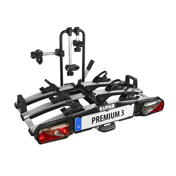 Porte-vélos attelage Eufab Premium - 3 vélos