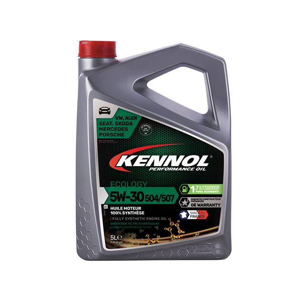 Huile moteur KENNOL ECOLOGY Essence/Diesel 5W30 504/507 C3 5L