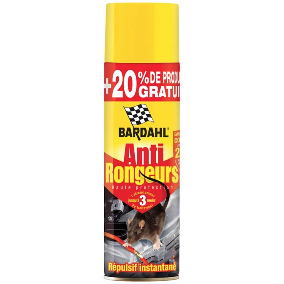 Anti-rongeur Bardahl 400 Ml + 100 Ml Offert