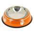 Gamelle inox avec jonc pvc anti-dérapant taille L