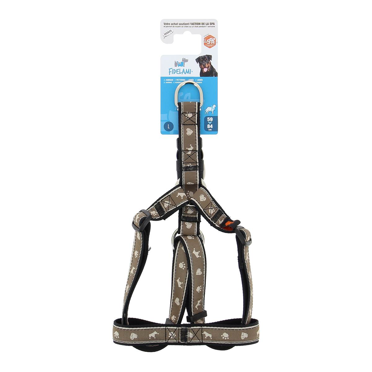 Harnais Chien Taille L Motif Spa