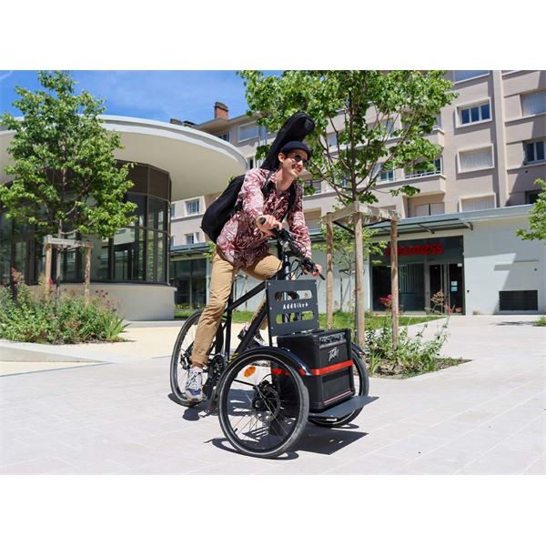Remorque avant vélo cargo AddBike+