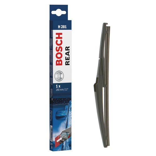 1 balai d'essuie-glace arrière Bosch N°H281