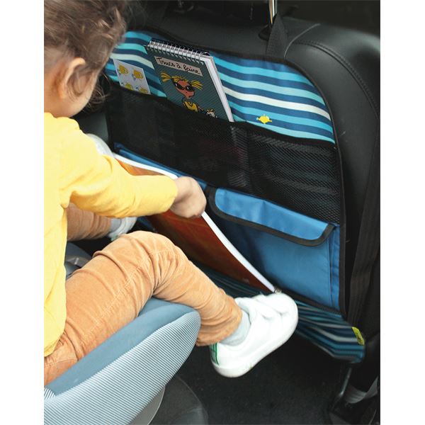 Einfeben - 2x protecteur de dossier de voiture organisateur de siège arrière  de voiture pour enfants protecteur de siège de voiture - Equipement de  transport pour chien - Rue du Commerce