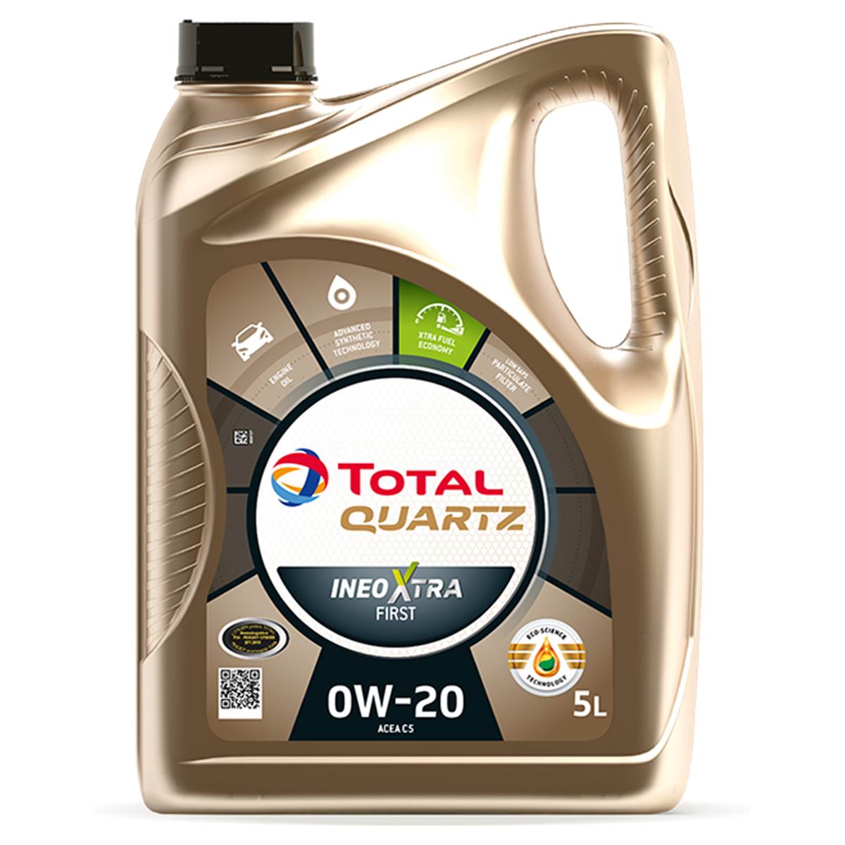 Huile Moteur Total Quartz Ineo Xtra First Essence/diesel 0w20 5l