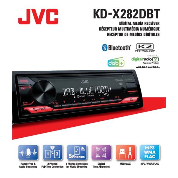 Autoradio KD-X282DBT JVC