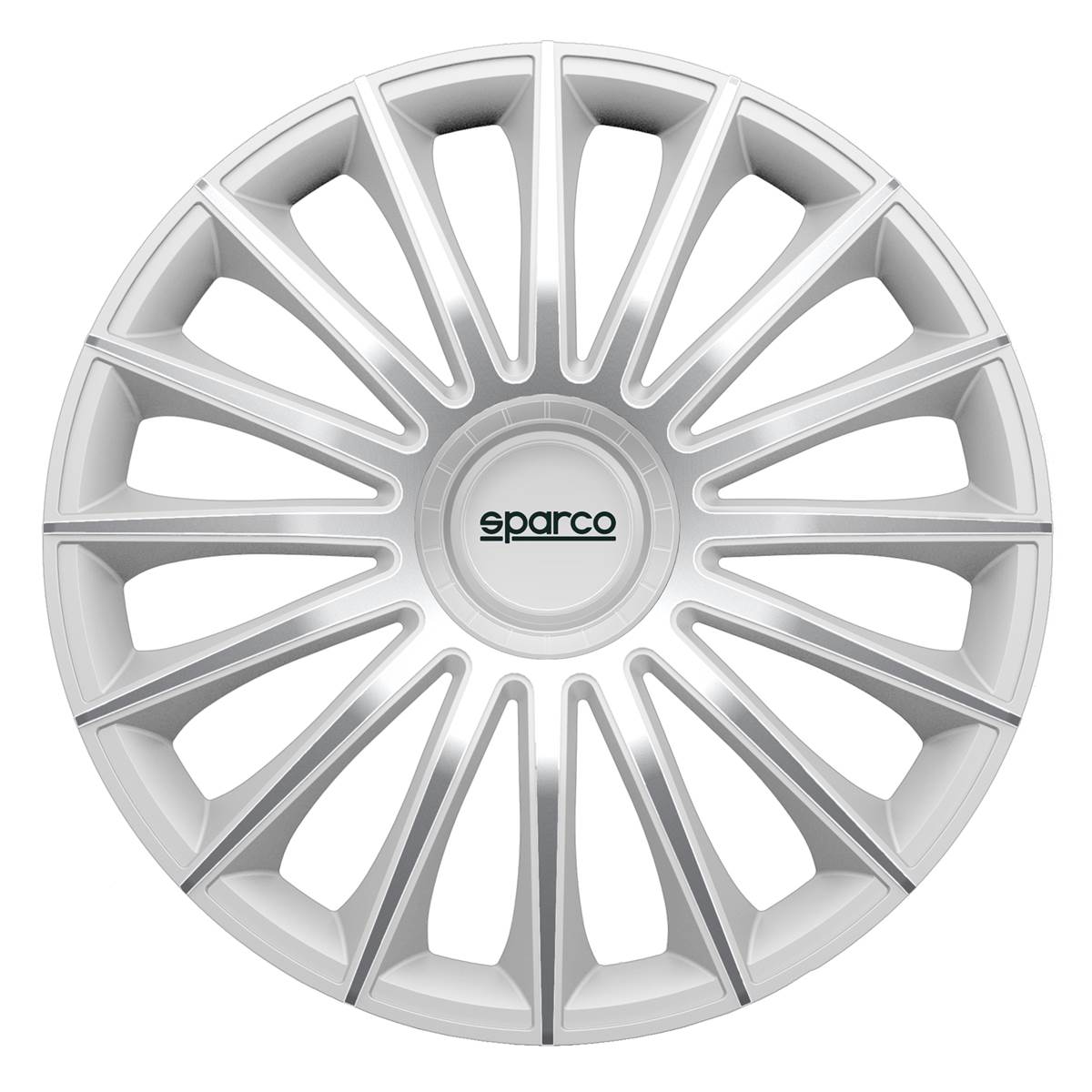 Enjoliveurs (4 pièces) De Roues Sparco Treviso 16 Gris