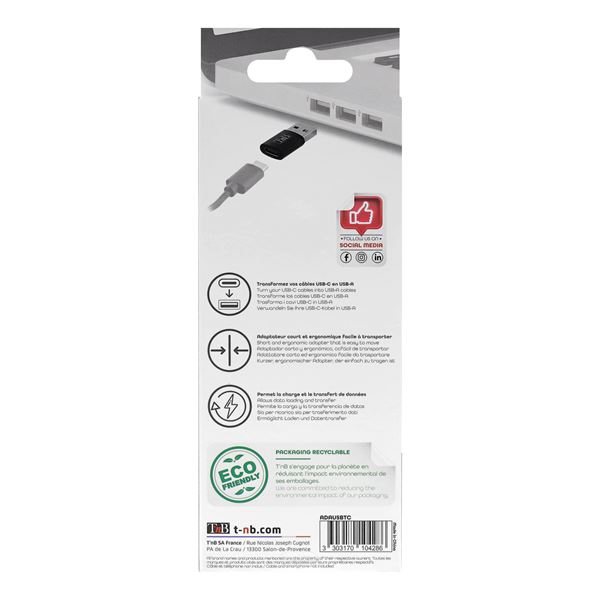 Adaptateur USB vers USB Type-C