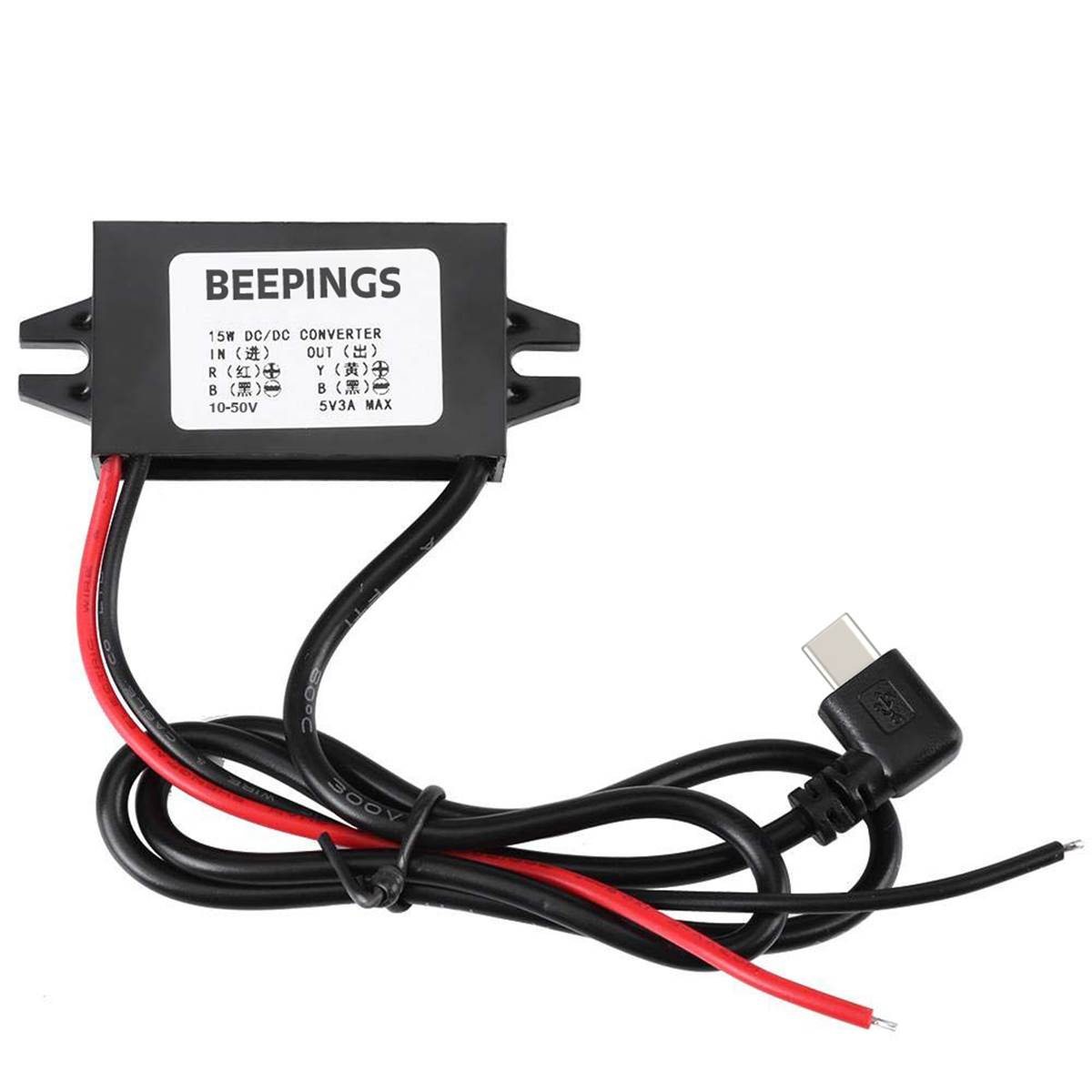 Convertisseur 10v À 50v Vers Usb-c 5v Beepings