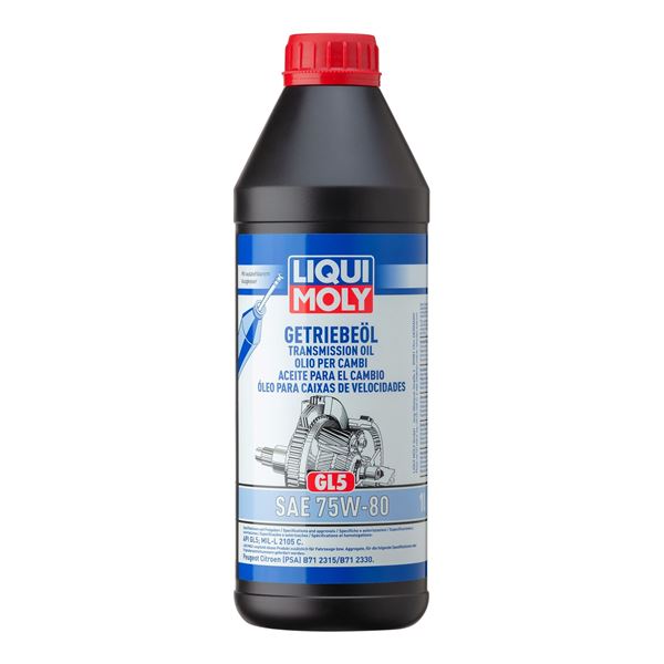 Huile semi-Synthèse Boîtes & Ponts 75W80 LIQUI MOLY 1L