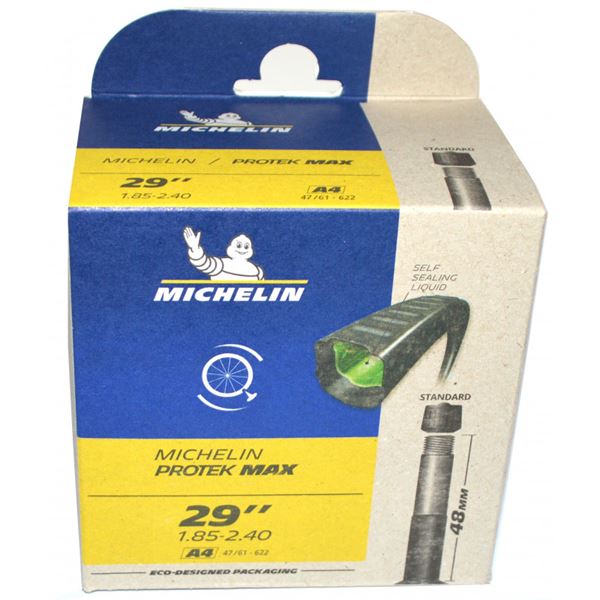 Chambre à air vélo 29'' 1,85 à 2,40 valve Shrader 48mm Michelin Protek Max