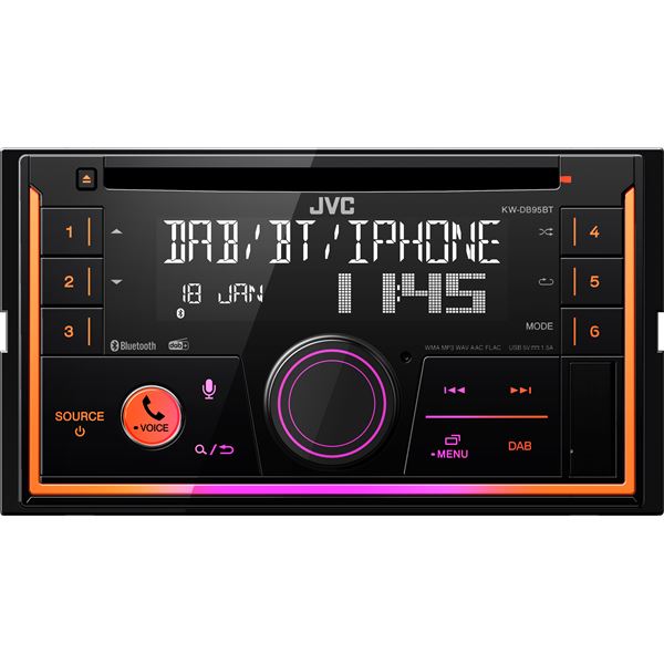 Autoradio DAB+ Bluetooth KW-DB95BT JVC