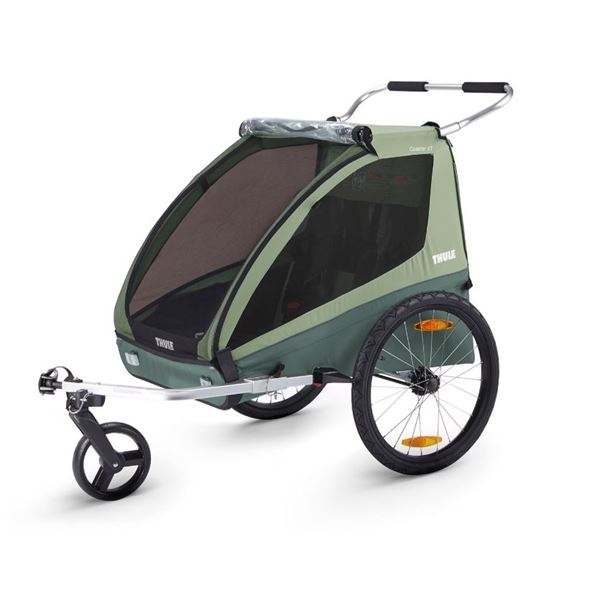 Coussin protège-cou enfant dans remorque et siège vélo