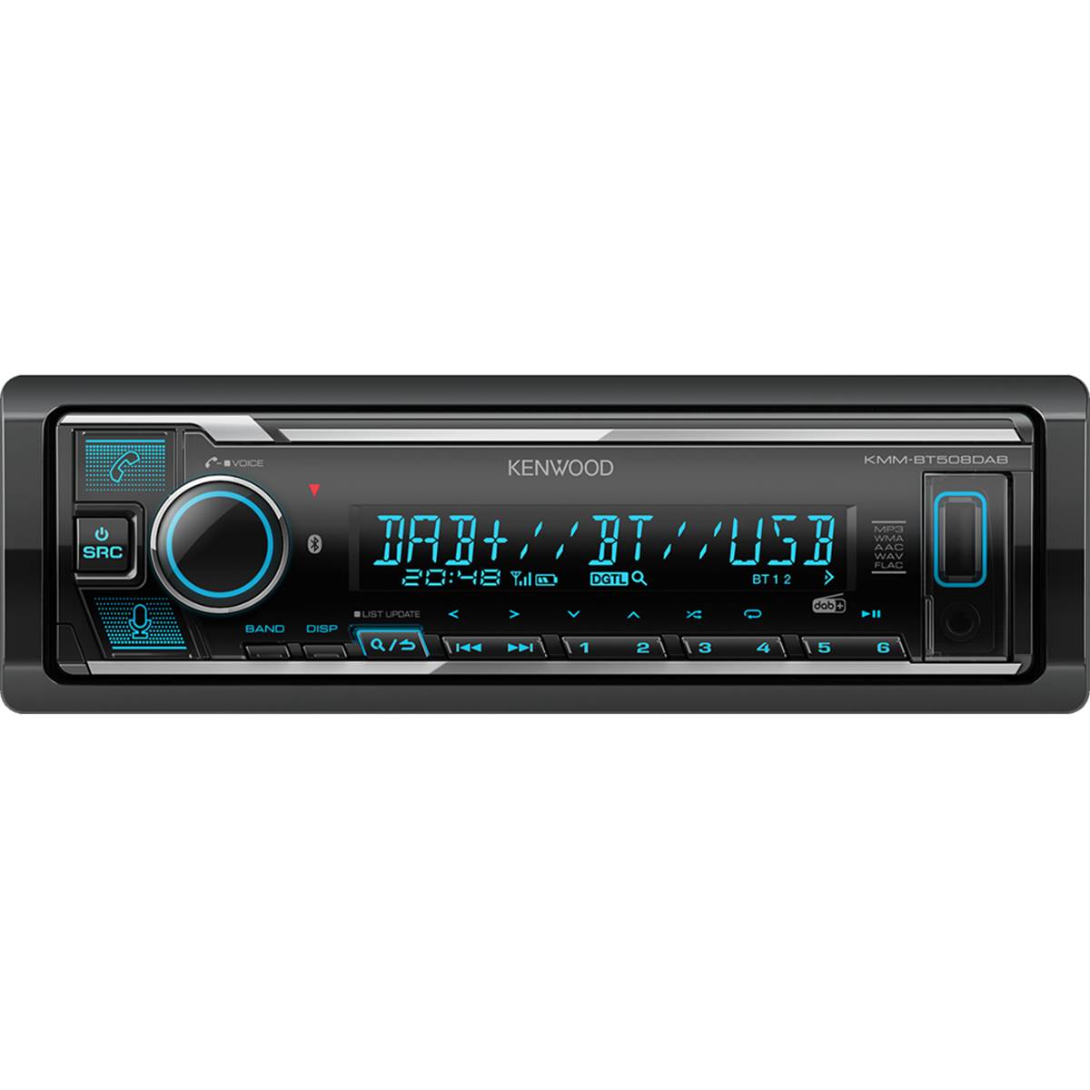 Autoradio Kmm-bt508dab + Antenne Dab+ Kenwood