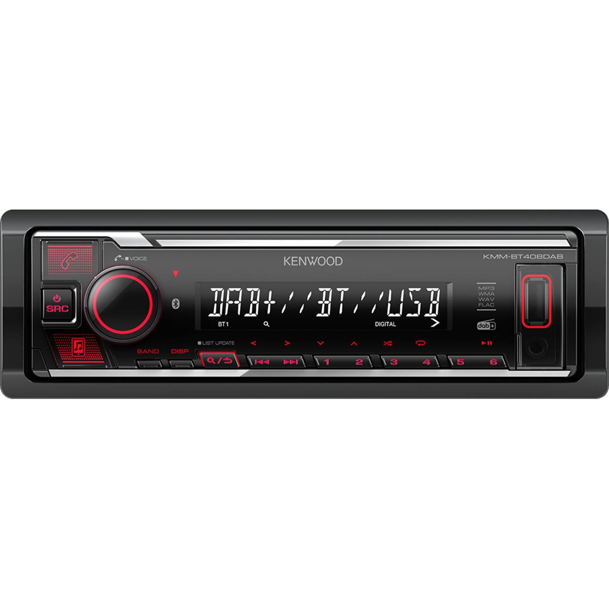 Autoradio Kmm-bt408dab + Antenne Dab+ Kenwood