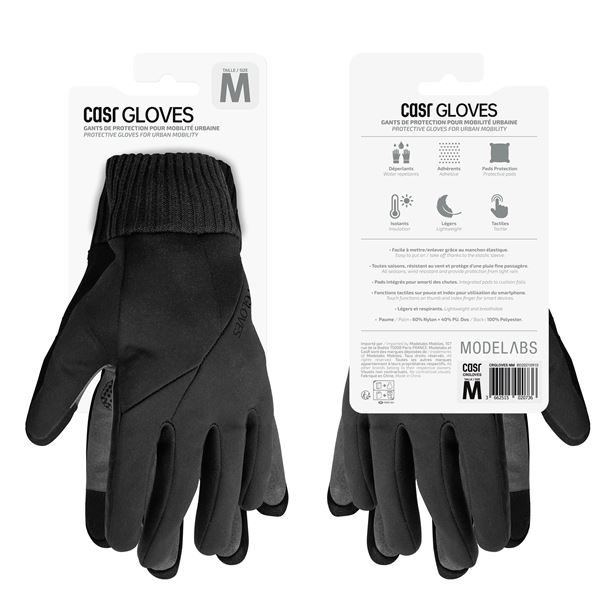 Gants de protection vélo et trottinette CASR - Taille L