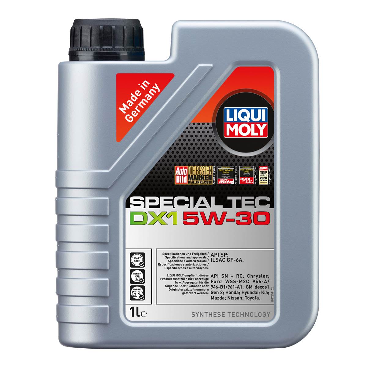 Huile Moteur Liqui Moly Essence/diesel Spécial Tec Dx1 5w30 1l