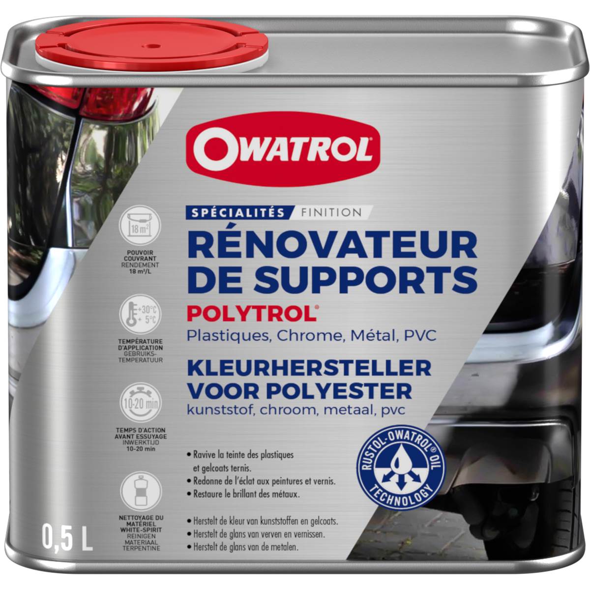 Rénovateur De Supports Polytrol Owatrol 500 Ml