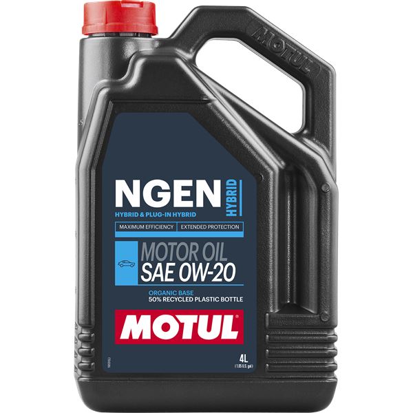 Huile moteur MOTUL NGEN Hybrid 0W20 4L