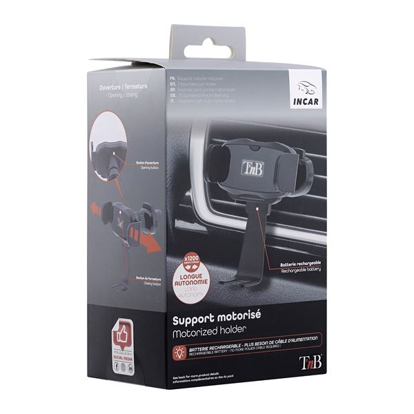 Support pour grille d'aération motorisé sans fil T'nB