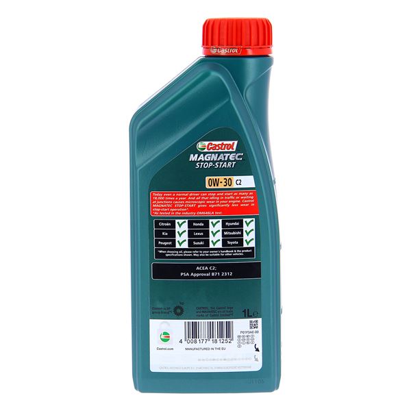 Huile moteur CASTROL Magnatec Stop-Start 0W-30 C2 Essence/Diesel 1L