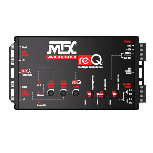 MTX re-Q - Processeur complet câbles HP vers RCA sans perte de qualité sonore
