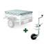 Pack accessoires pour remorques série 210 : roue jockey et bâche plate