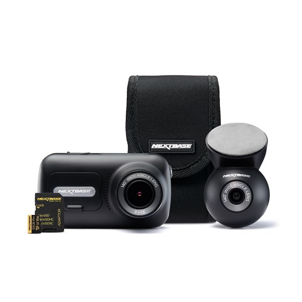 Pack caméra Dashcam 322GW + caméra arrière + carte micro SD 32Go + housse NEXTBASE
