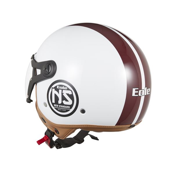 Casque moto Jet NS Blanc taille M Eole