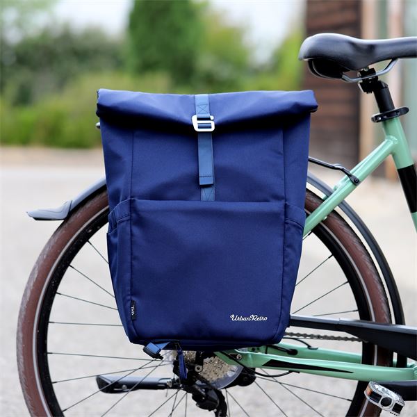 Sac à dos vélo bleu URBAN RETRO