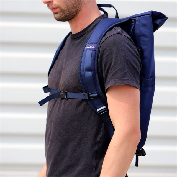Sac à dos vélo bleu URBAN RETRO