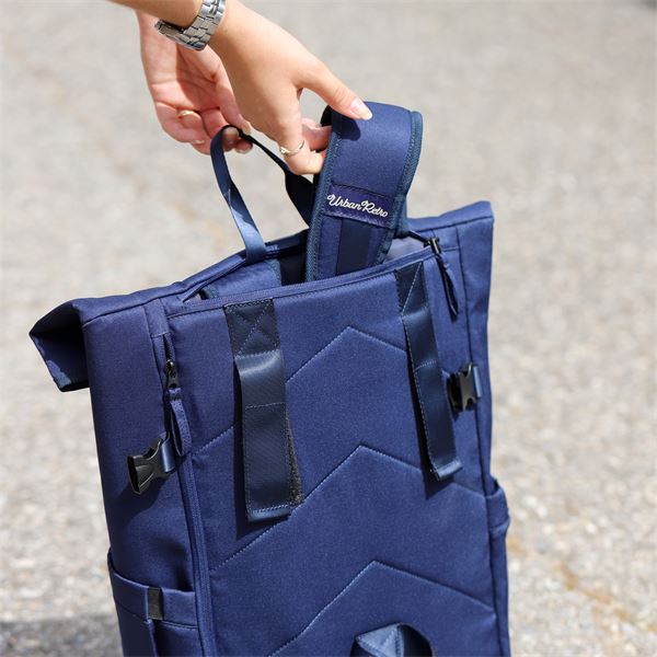 Sac à dos vélo bleu URBAN RETRO