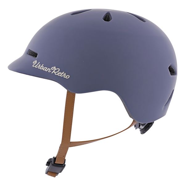 Casque vélo bleu Taille L URBAN RETRO