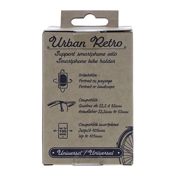 Support téléphone pour vélo URBAN RETRO
