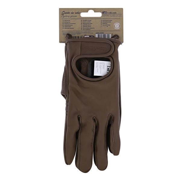 Gant de protection vélo cuir  URBAN RETRO