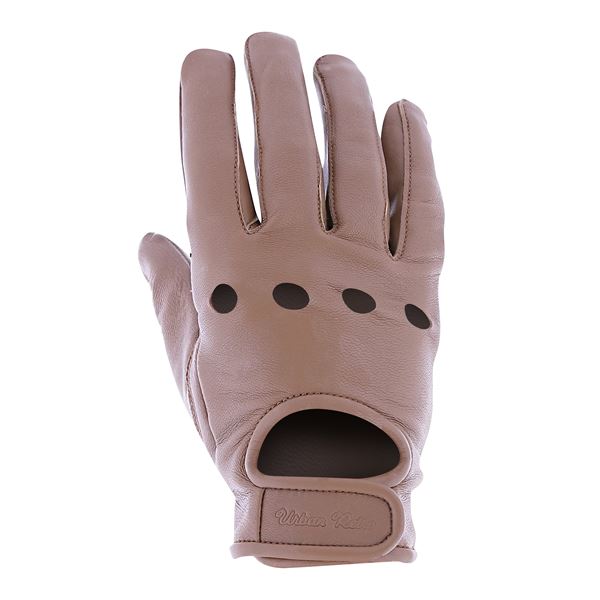 Gant de protection vélo cuir  URBAN RETRO