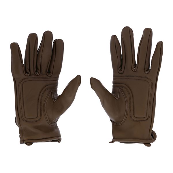 Gant de protection vélo cuir  URBAN RETRO