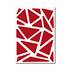 Stickers rétro réfléchissants triangles rouge Fais Toi Voir x2 planches