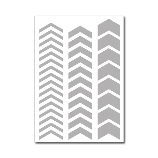 Stickers rétro réfléchissants chevrons blanc Fais Toi Voir x2 planches