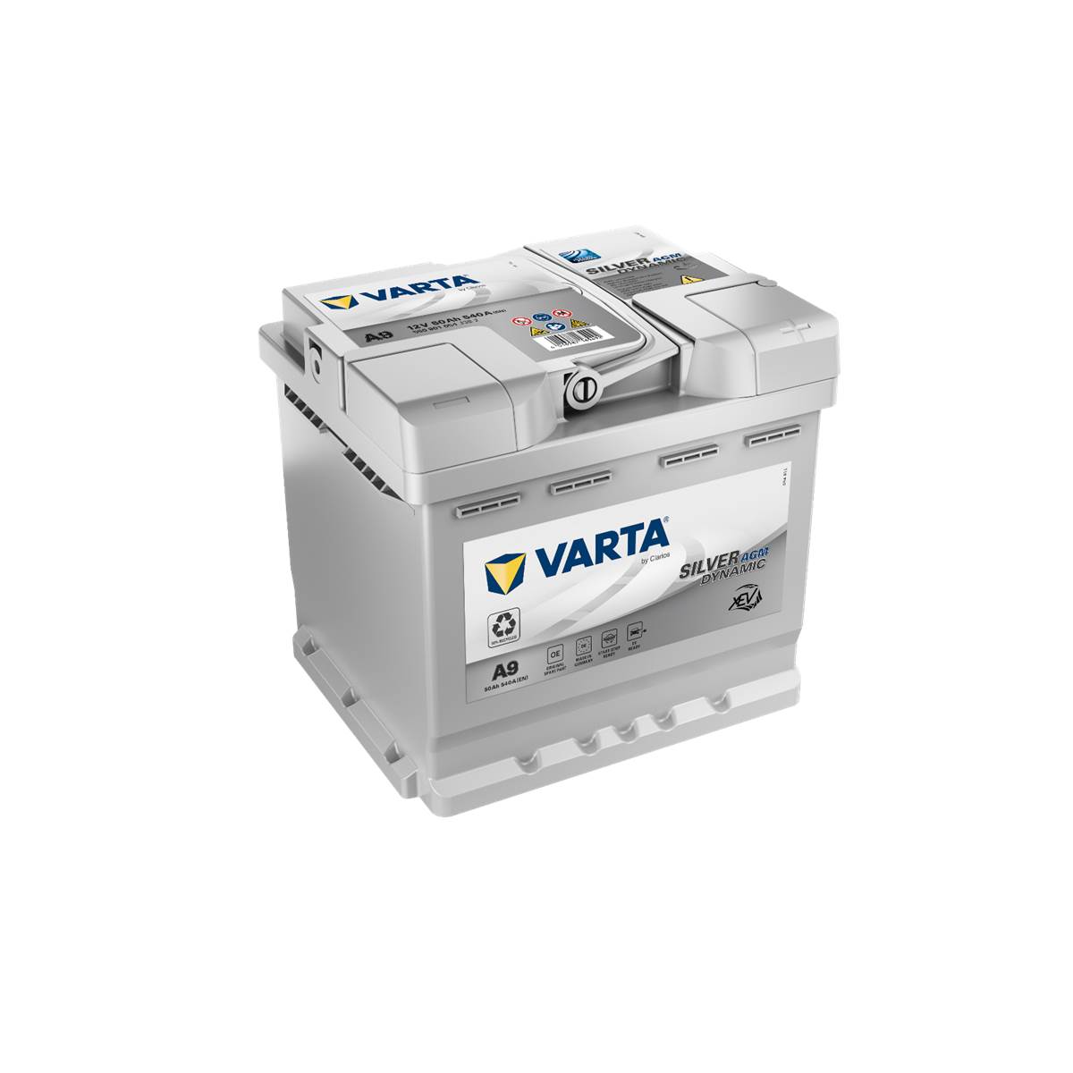 Batterie Voiture Varta Start&stop Agm A9 - 50ah / 540a - 12v