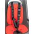 Porte-bébé ZENITH gris-rouge fixation porte-bagage - HAMAX