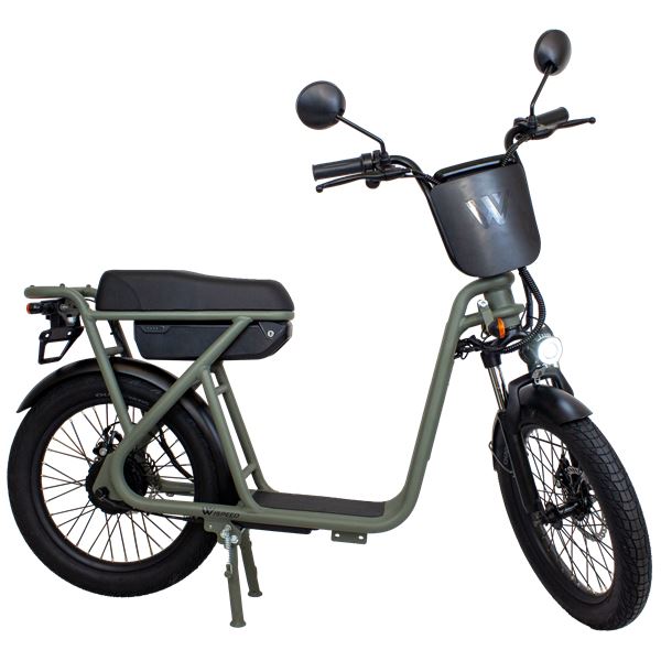 Cyclomobile homologué Wimob vert kaki Wispeed