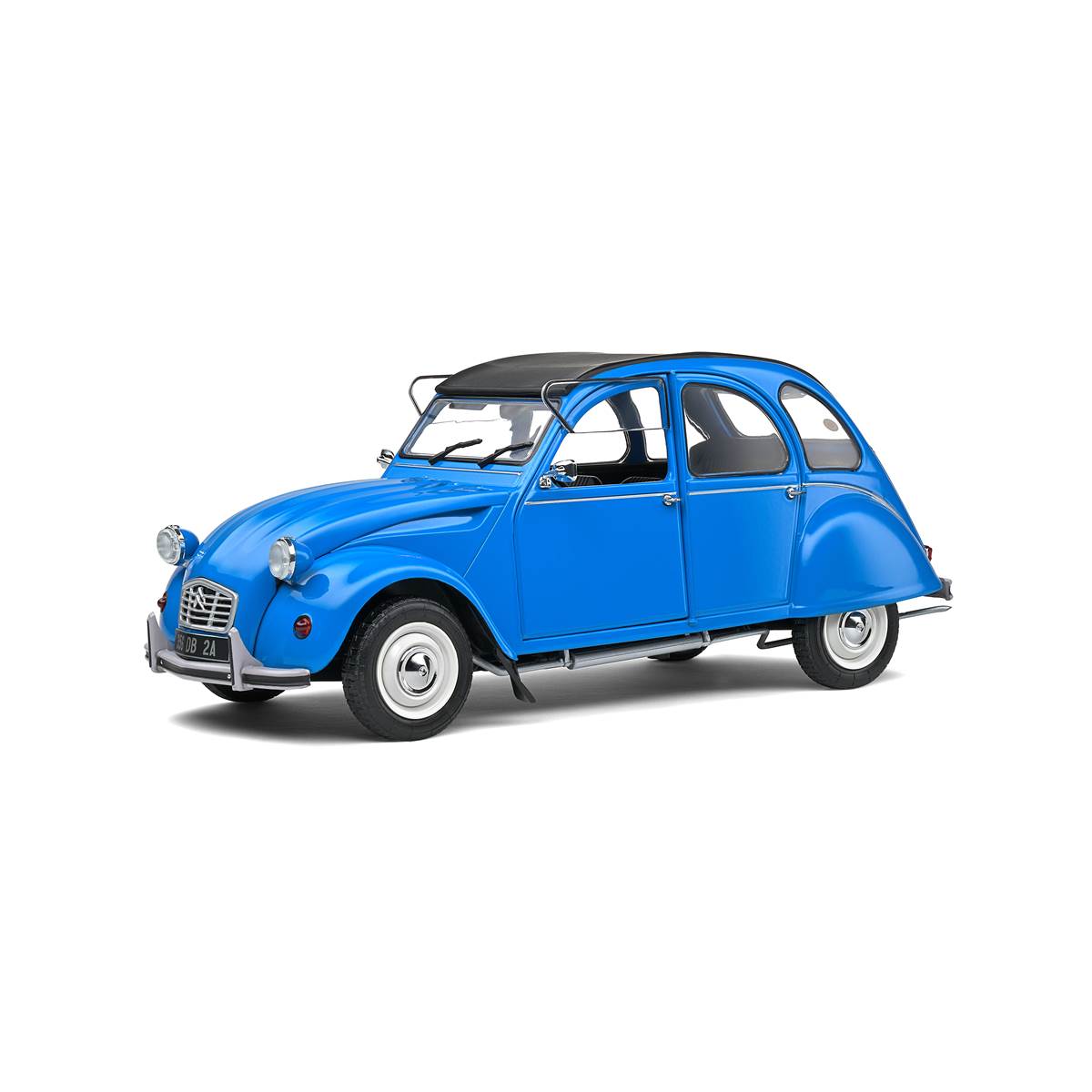 Voiture 1:18 2cv6 1982 Bleu