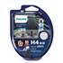 2 ampoules Philips H4 RACING VISION GT200 (homologuées)