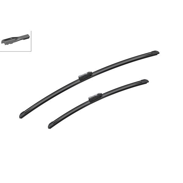 2 balais d'essuie-glace Bosch A102S