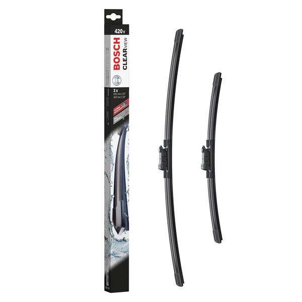 2 balais d'essuie-glace Bosch 420V
