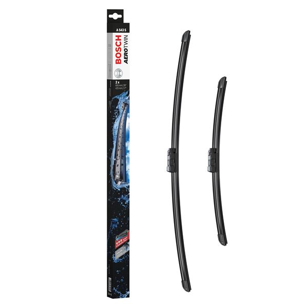 2 balais d'essuie-glace Bosch A543S