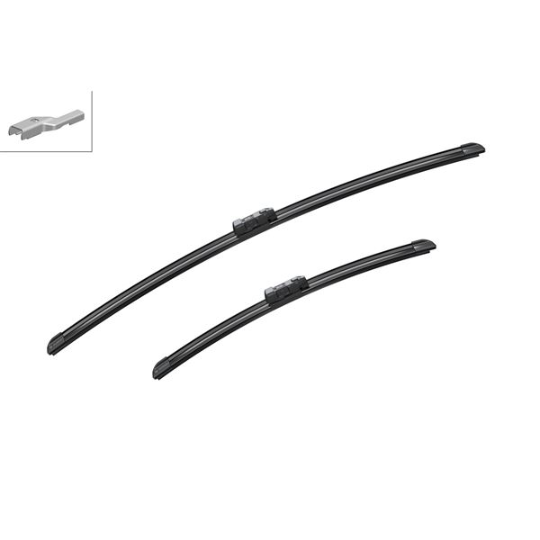 2 balais d'essuie-glace Bosch A543S