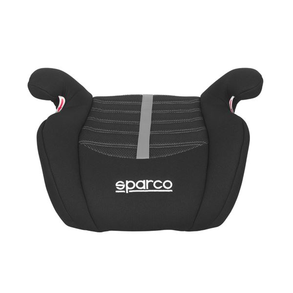 SIEGE REHAUSSEUR BAS GROUPE 3 (22-36KG) NOIR BANDE GRISE SPARCO